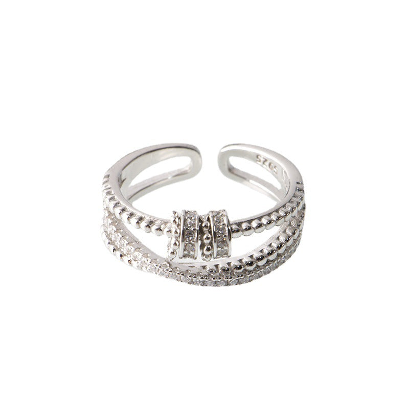 S925 Sterling Silver Rotating Ring